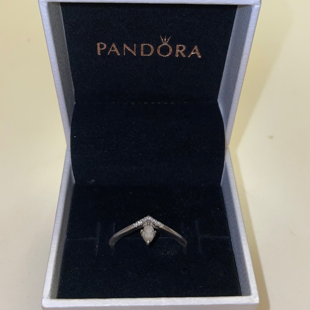 Pandora - Classic Wishbone Ring - SZ 8.5 / 58